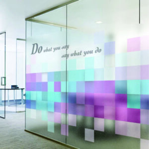 Frosted Glass Sticker